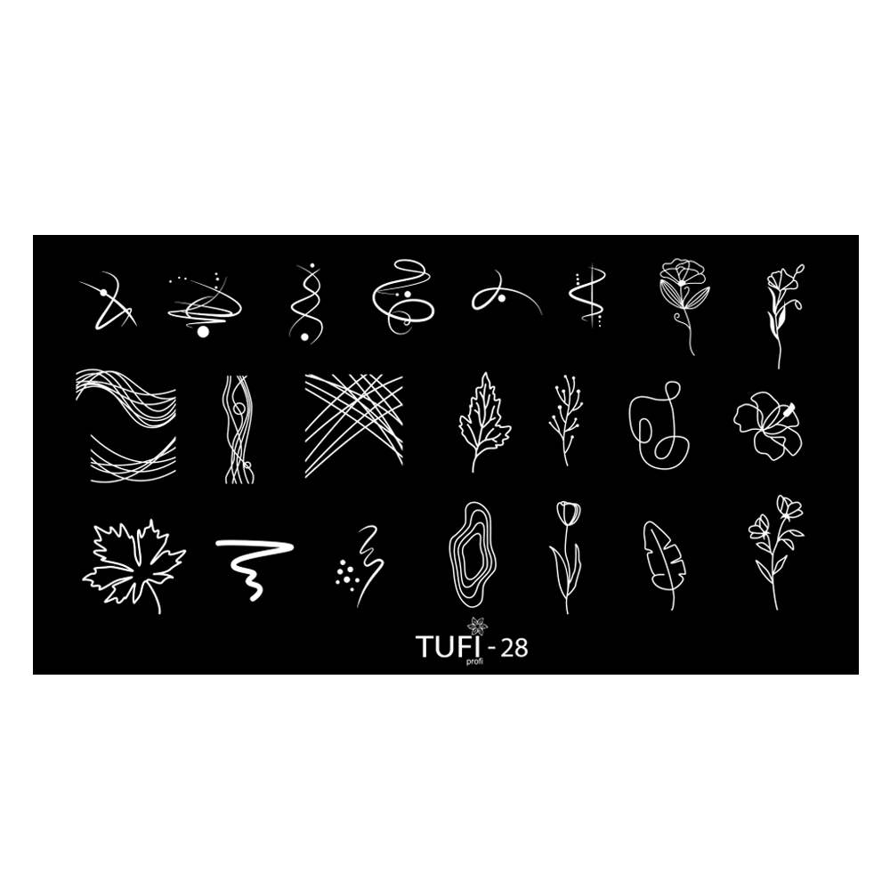 Пластина для стемпинга TUFI profi №28 (0202723)