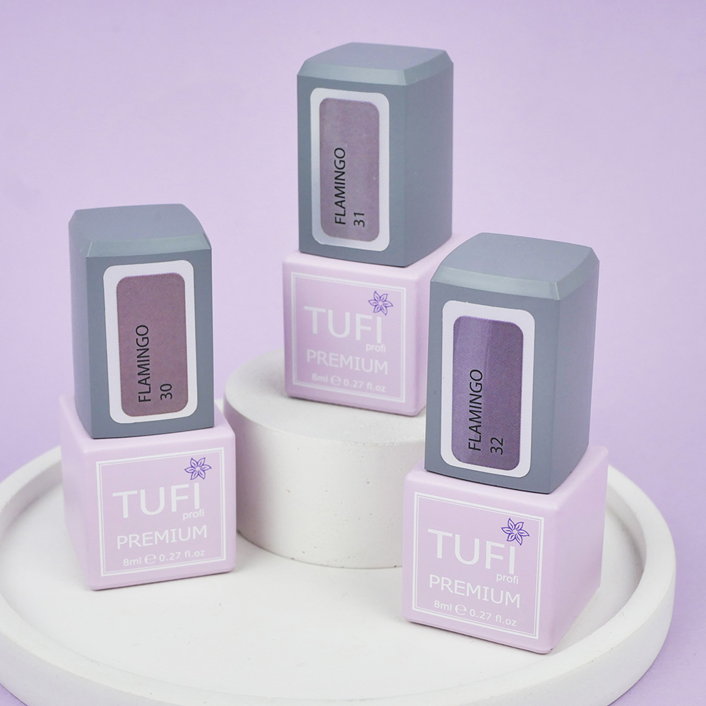 Gel polish TUFI profi PREMIUM Flamingo 31 rose water 8ml (0283800)