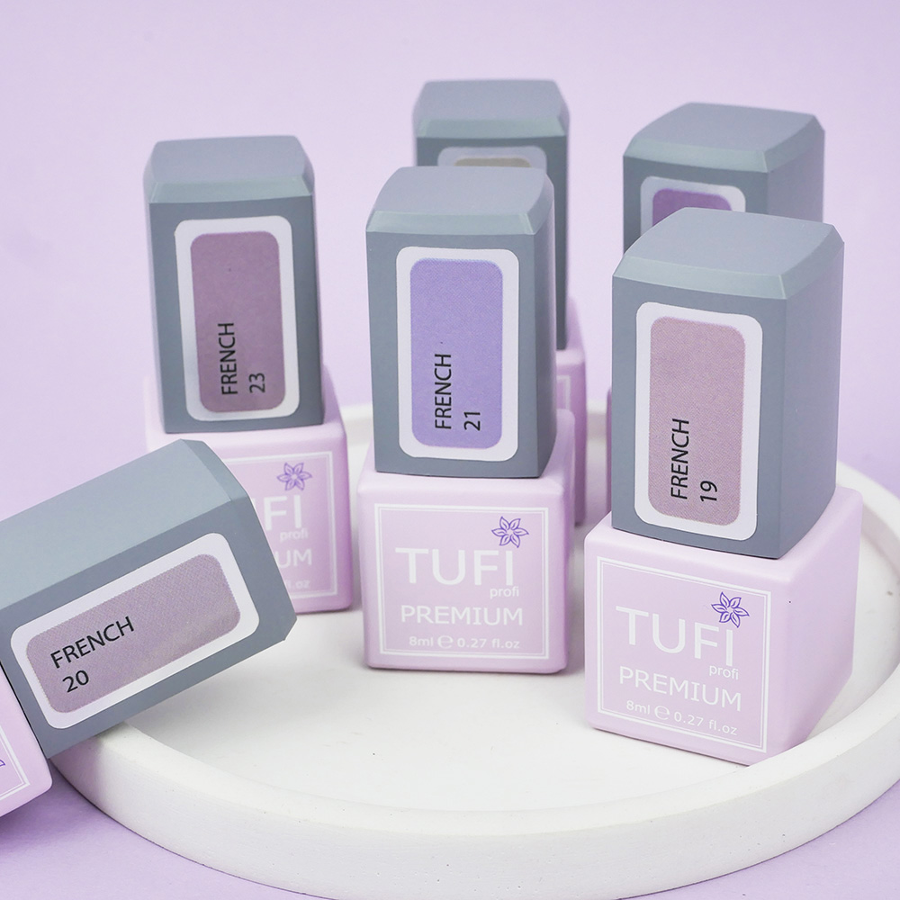 Gel polish TUFI profi PREMIUM French 22 thistle 8ml (0283794)