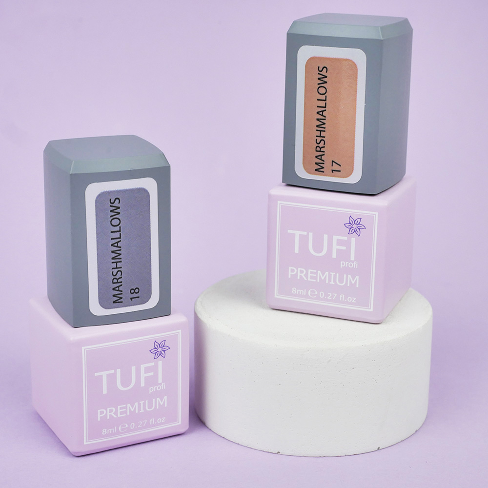 Гель-лак TUFI profi MARSHMALLOWS 17 Персиковый 8 мл (0283761)