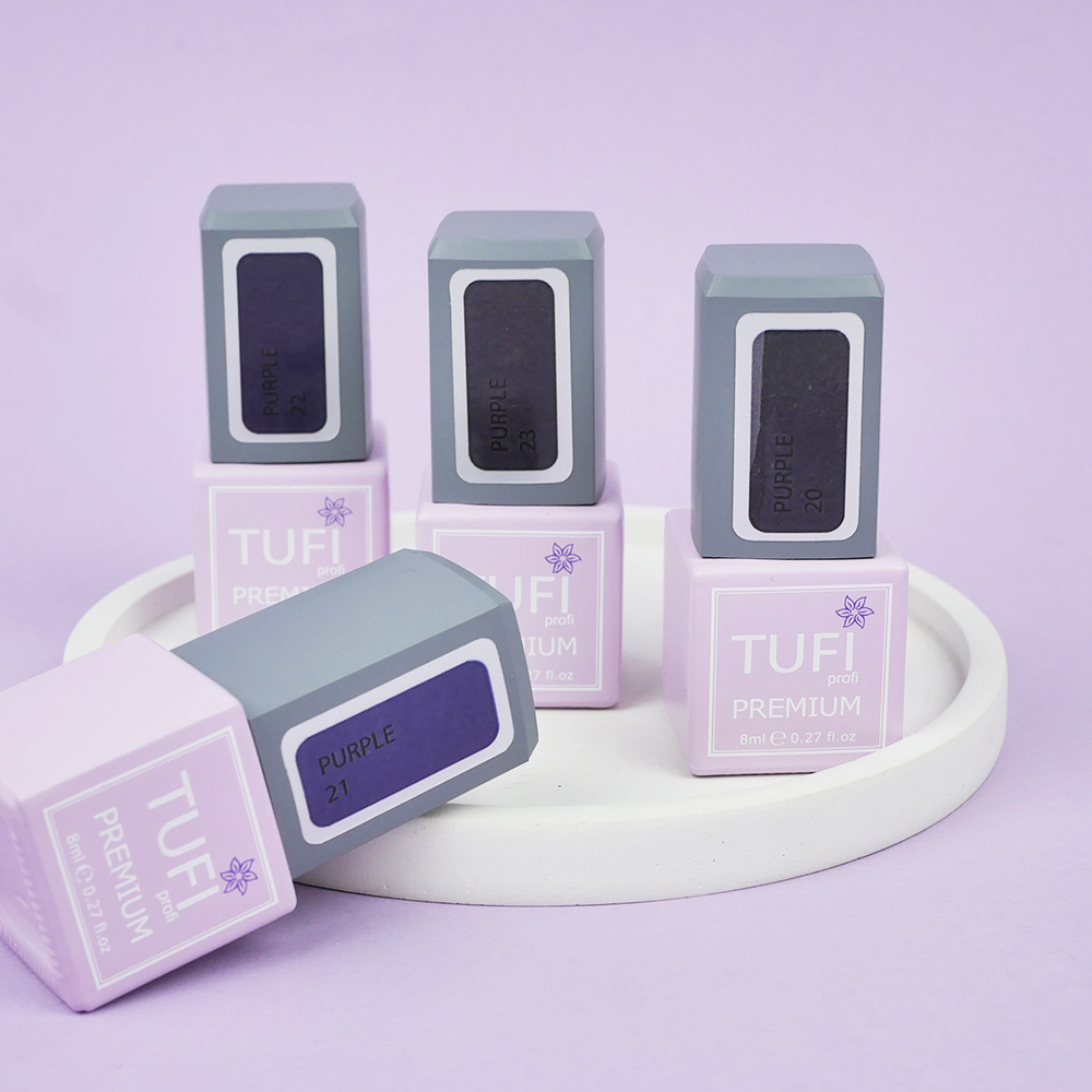Гель-лак TUFI profi PURPLE 21 Гвоздика 8 мл (0283775)