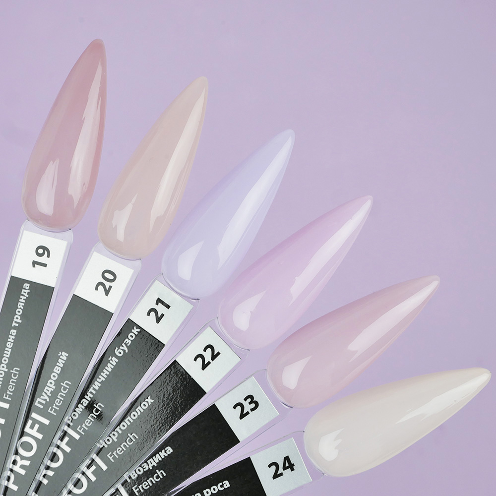 Gel polish TUFI profi PREMIUM French 20 powder 8ml (0283792)