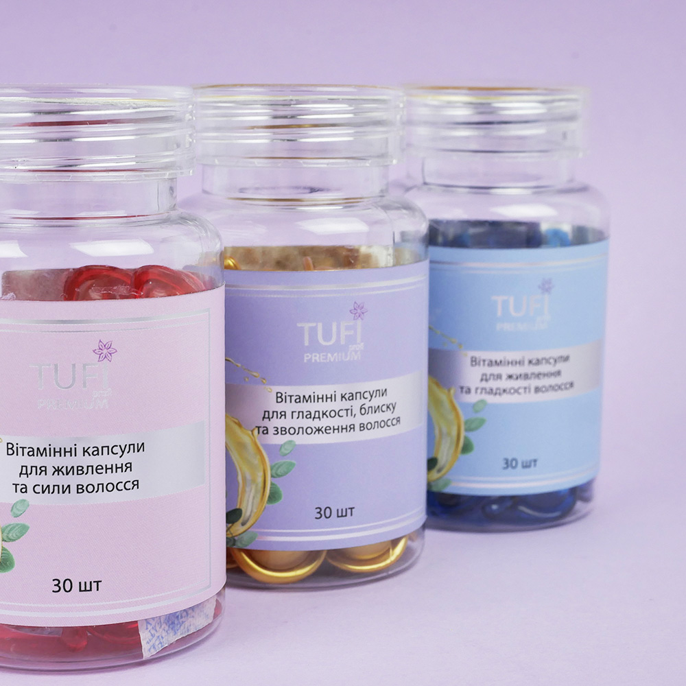 Vitamin capsules TUFI profi PREMIUM for hair nutrition and smoothness 30 pcs (0244118)