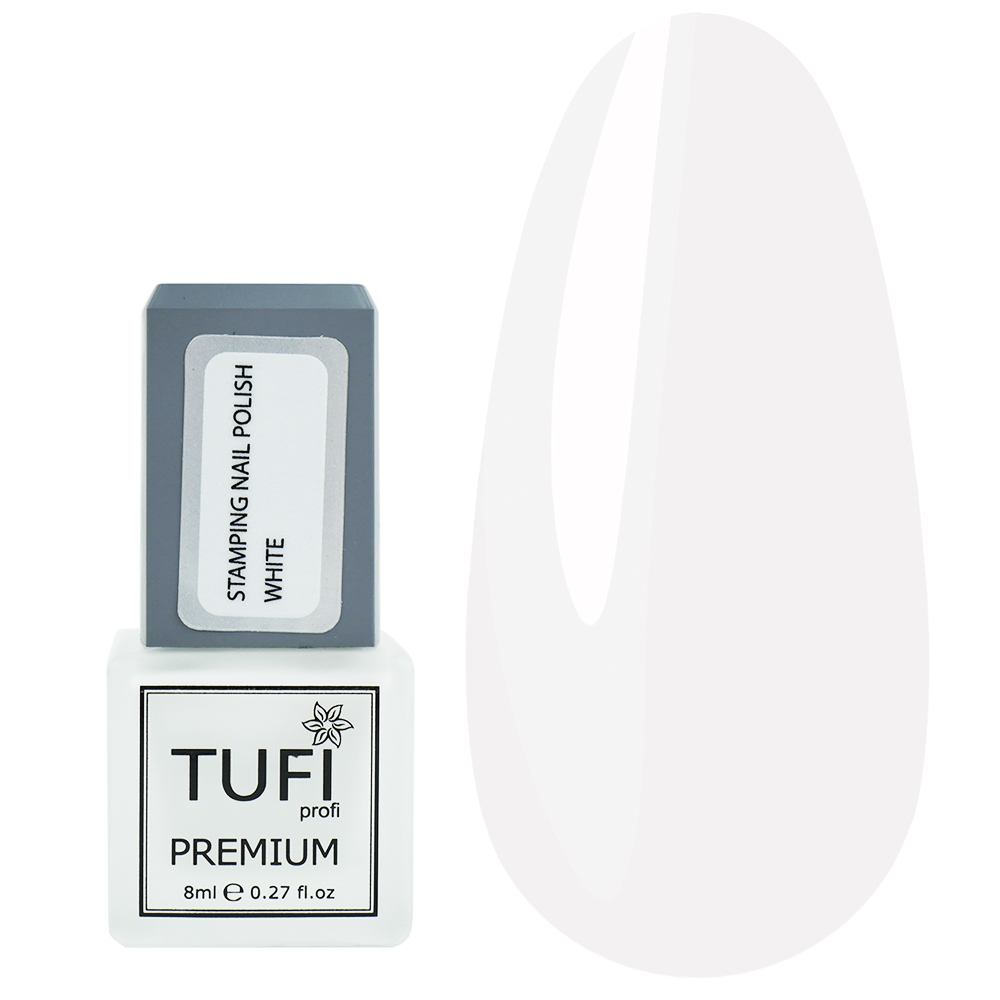 Лак для стемпинга TUFI profi Белый 8 мл (0295876)