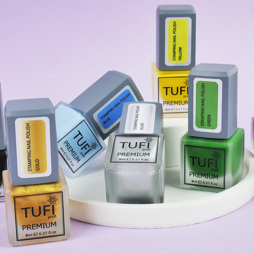 Лак для стемпинга TUFI profi Золотой 8 мл (0295880)