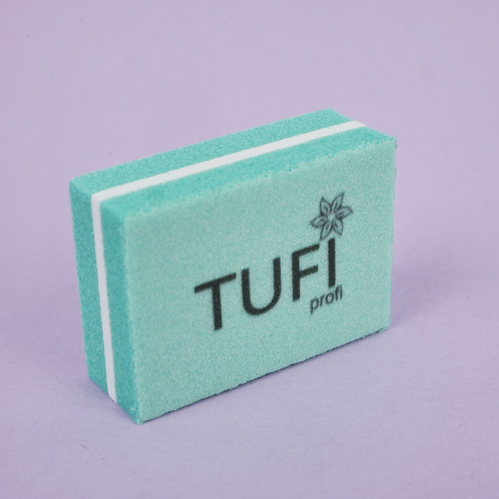 Buff TUFI profi PREMIUM mini green 100/180 grit 1 pc