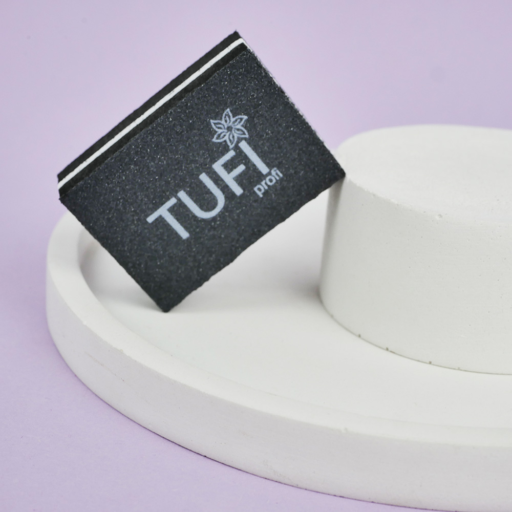 Бафік TUFI profi Міні Чорний 100/180 грит 1 шт (0300684)