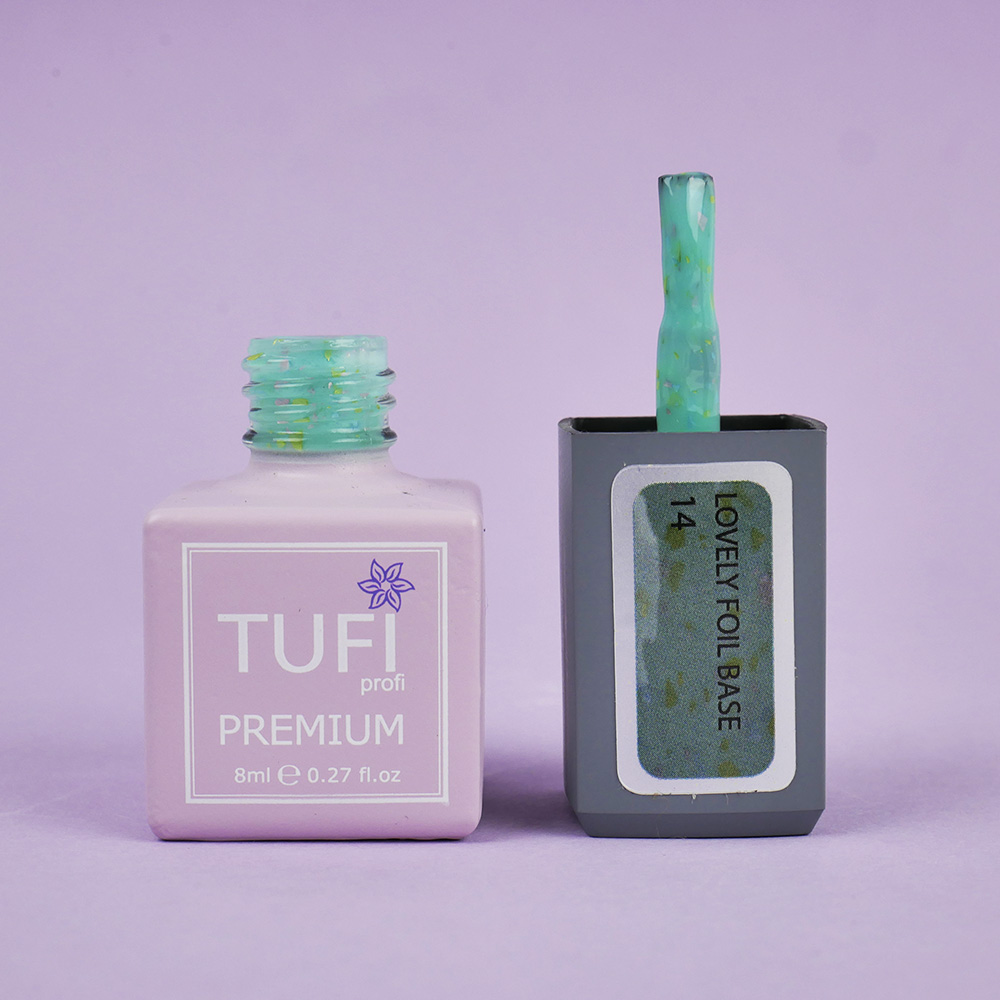 База TUFI profi LOVELY FOIL BASE 14 Бирюзовый 8 мл (0295661)