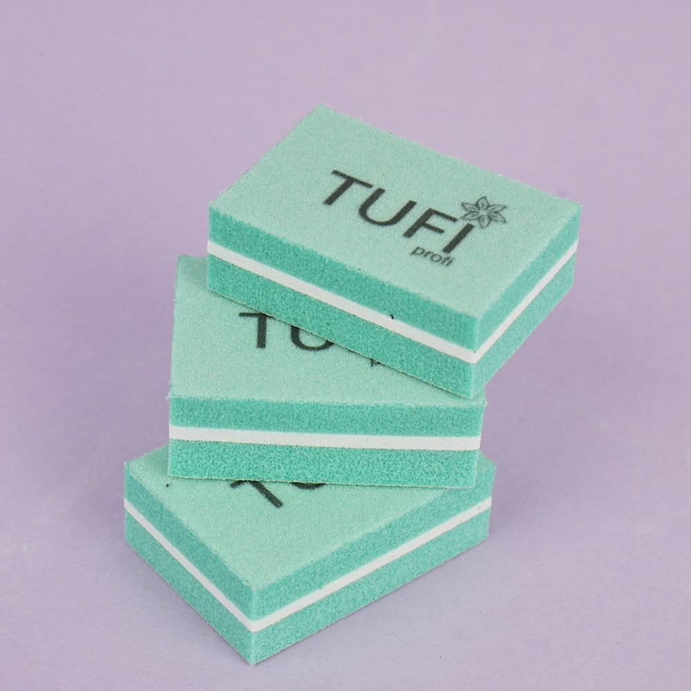 Бафик TUFI profi Мини Зелёный 100/180 грит 50 шт (0300681)