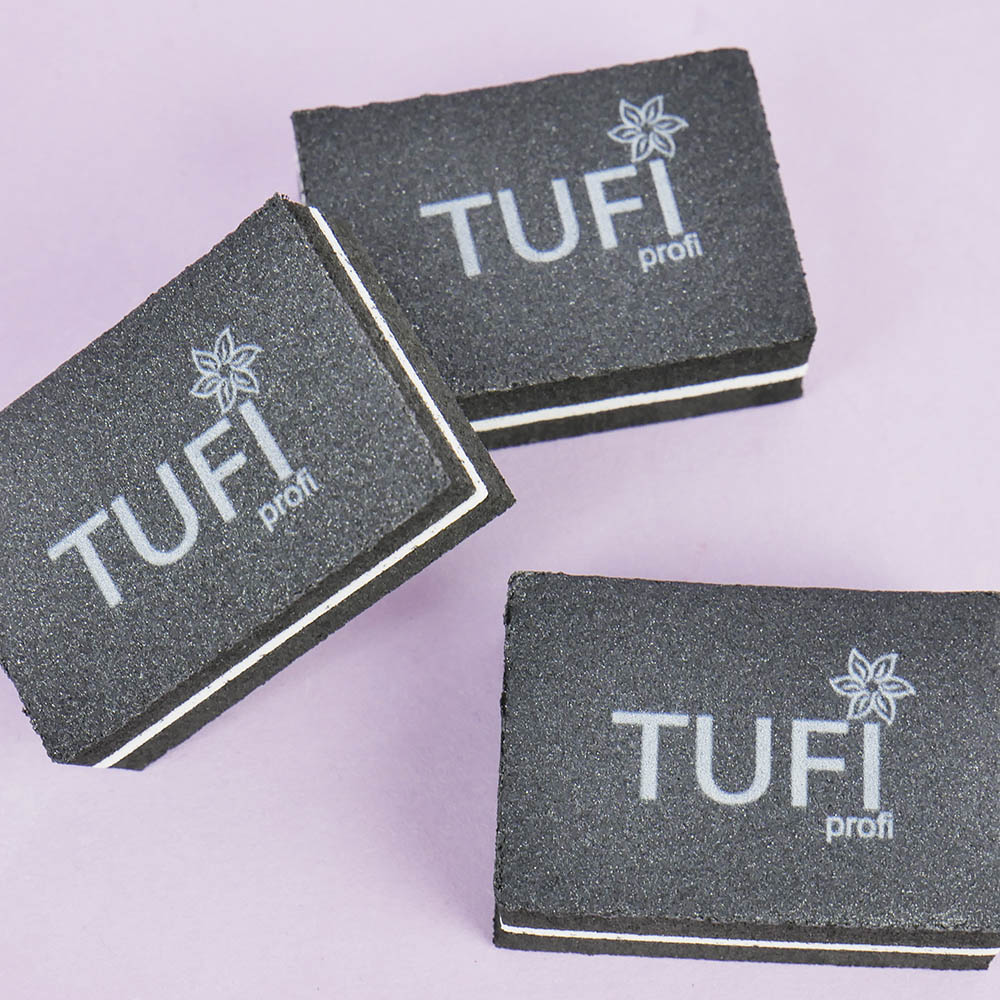 Бафик TUFI profi Мини Чёрный 100/180 грит 50 шт (0300683)