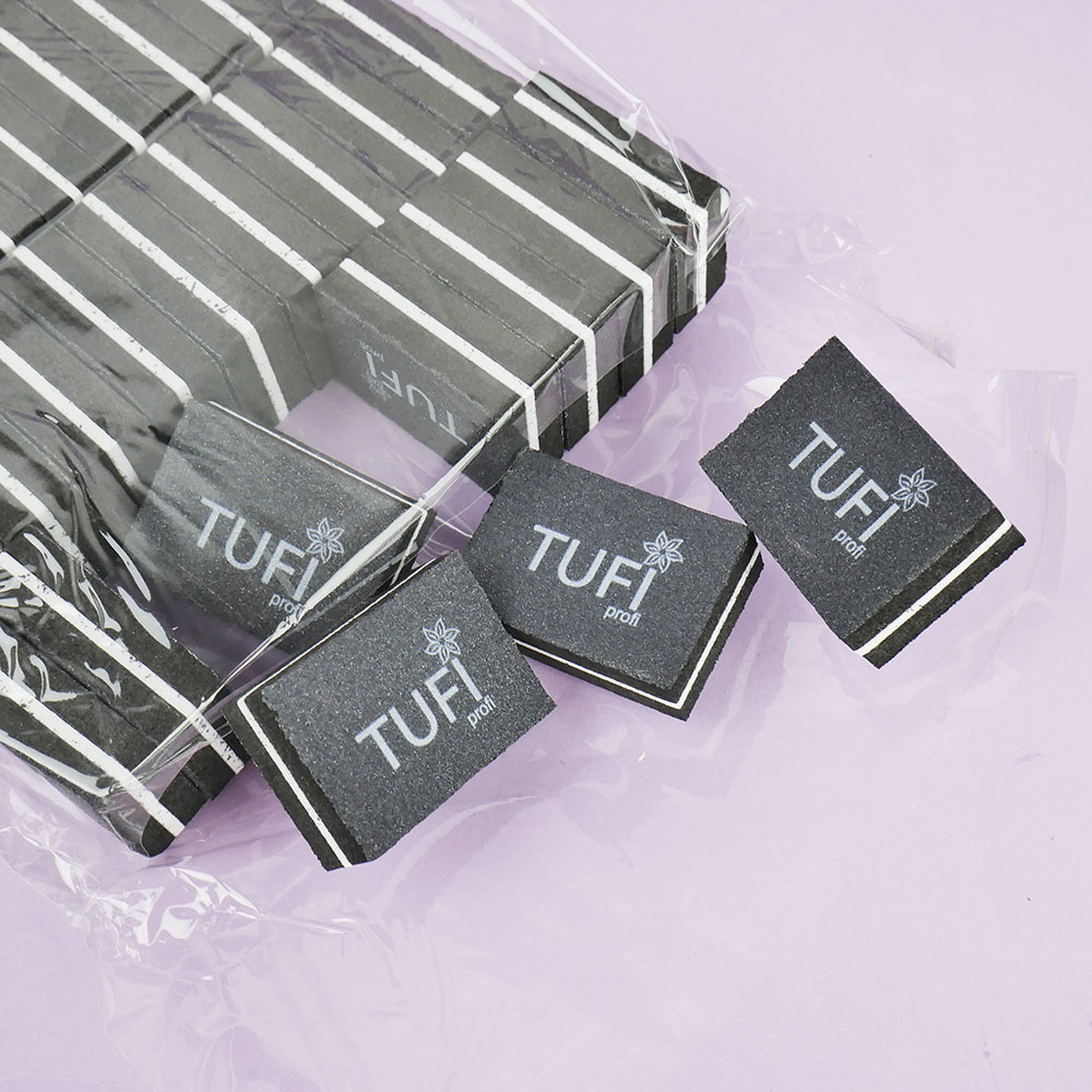 Бафик TUFI profi Мини Чёрный 100/180 грит 50 шт (0300683)