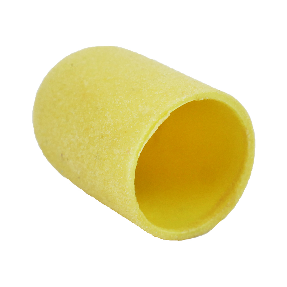 Pedicure cap TUFI profi PREMIUM yellow 240 grit 13 mm (0243475)