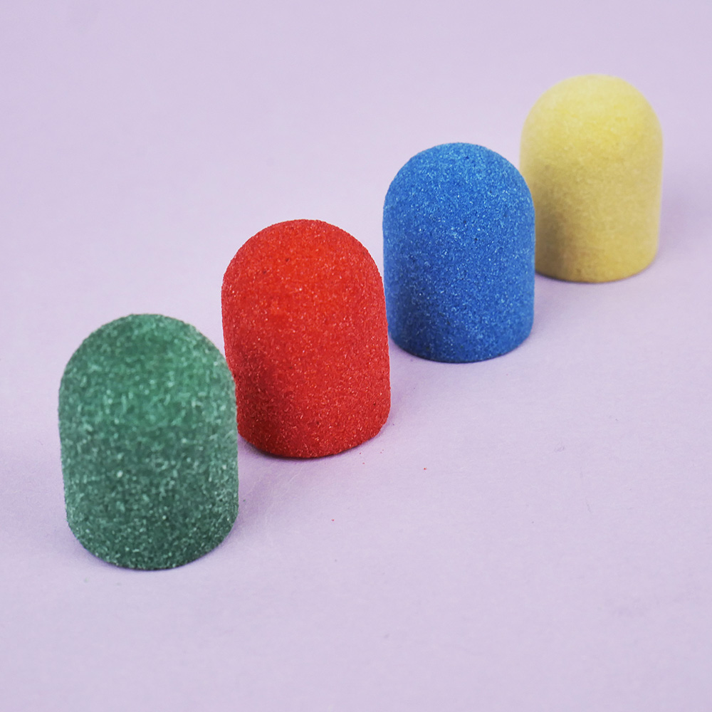Pedicure cap TUFI profi PREMIUM yellow 240 grit 13 mm (0243475)