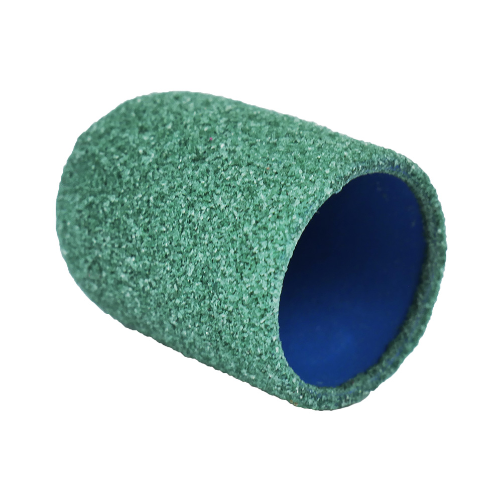 Pedicure cap TUFI profi PREMIUM green 80 grit 10 mm (0243477)