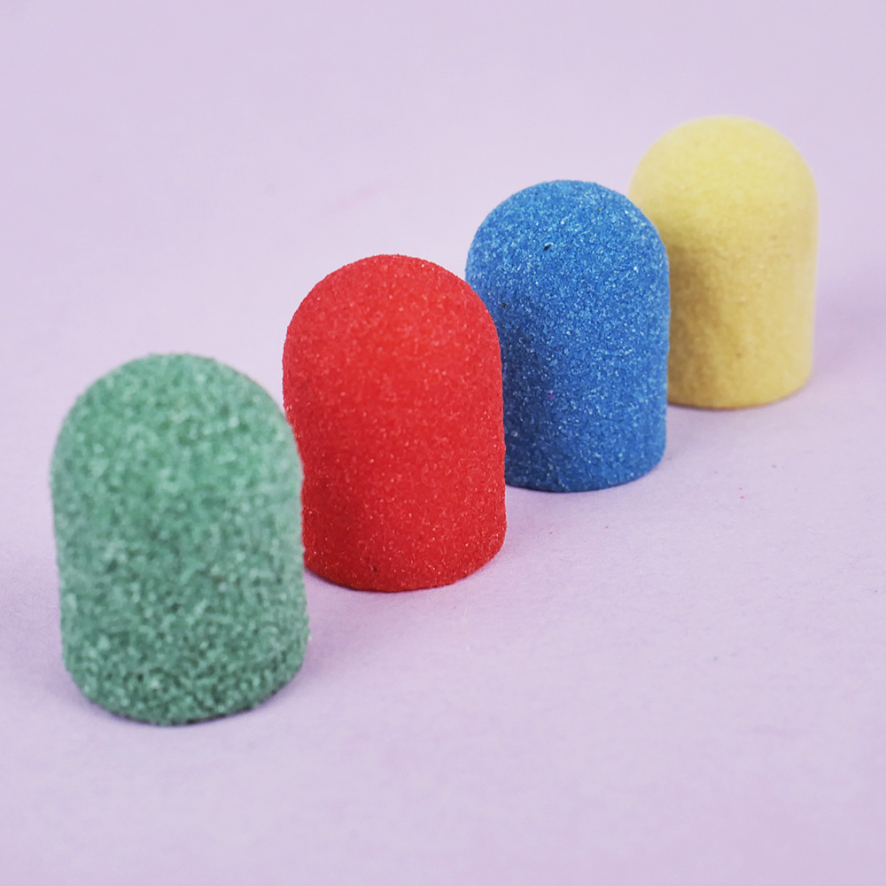 Pedicure cap TUFI profi PREMIUM green 80 grit 10 mm (0243477)