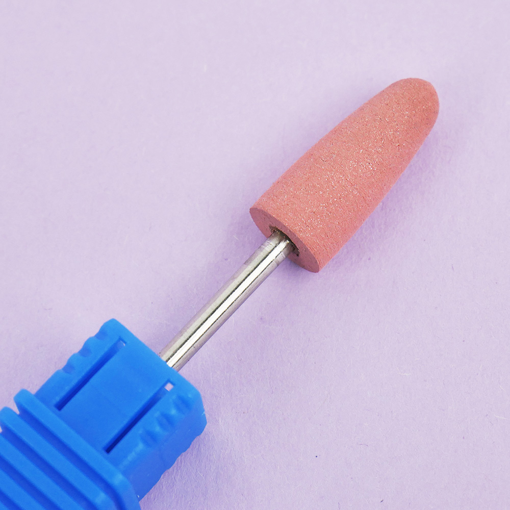 Polisher TUFI profi PREMIUM silicone cone medium rounded 824P pink (0243485)