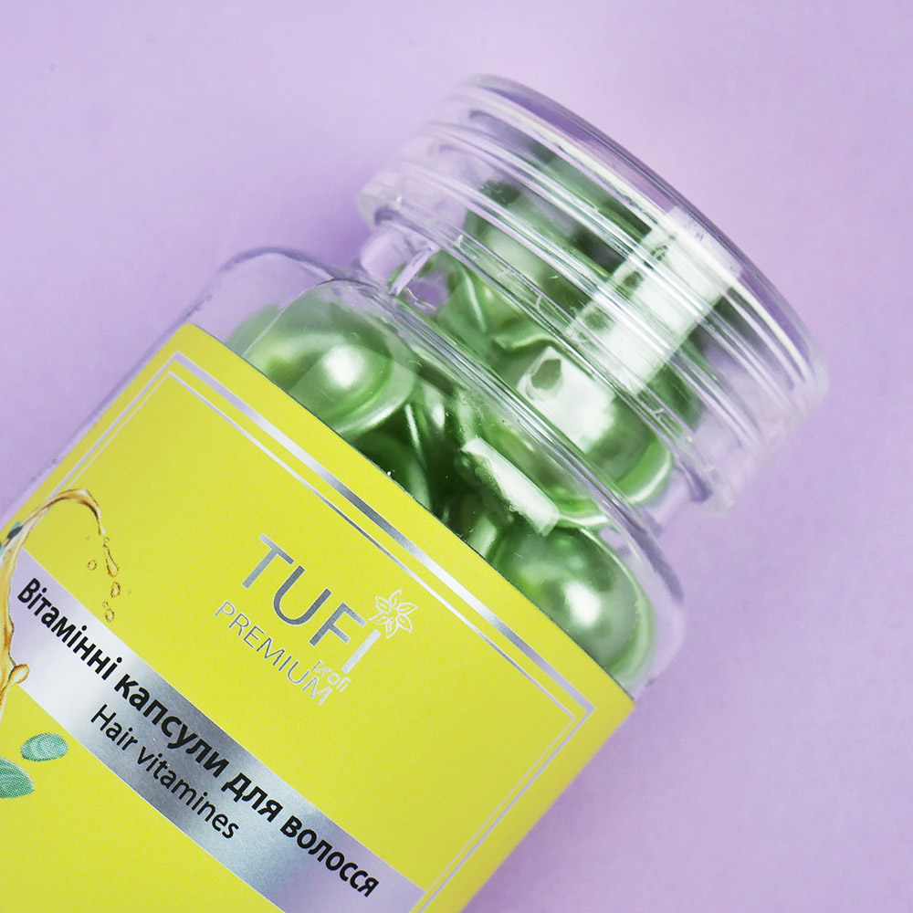Vitamin capsules TUFI profi PREMIUM for smoothness and protection of hair 30 pcs.