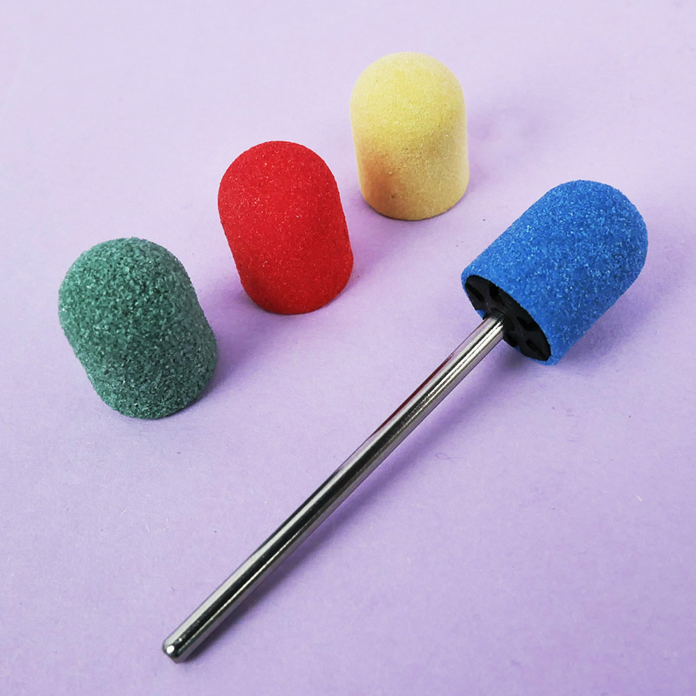 Pedicure cap TUFI profi PREMIUM green 80 grit 10 mm (0243477)