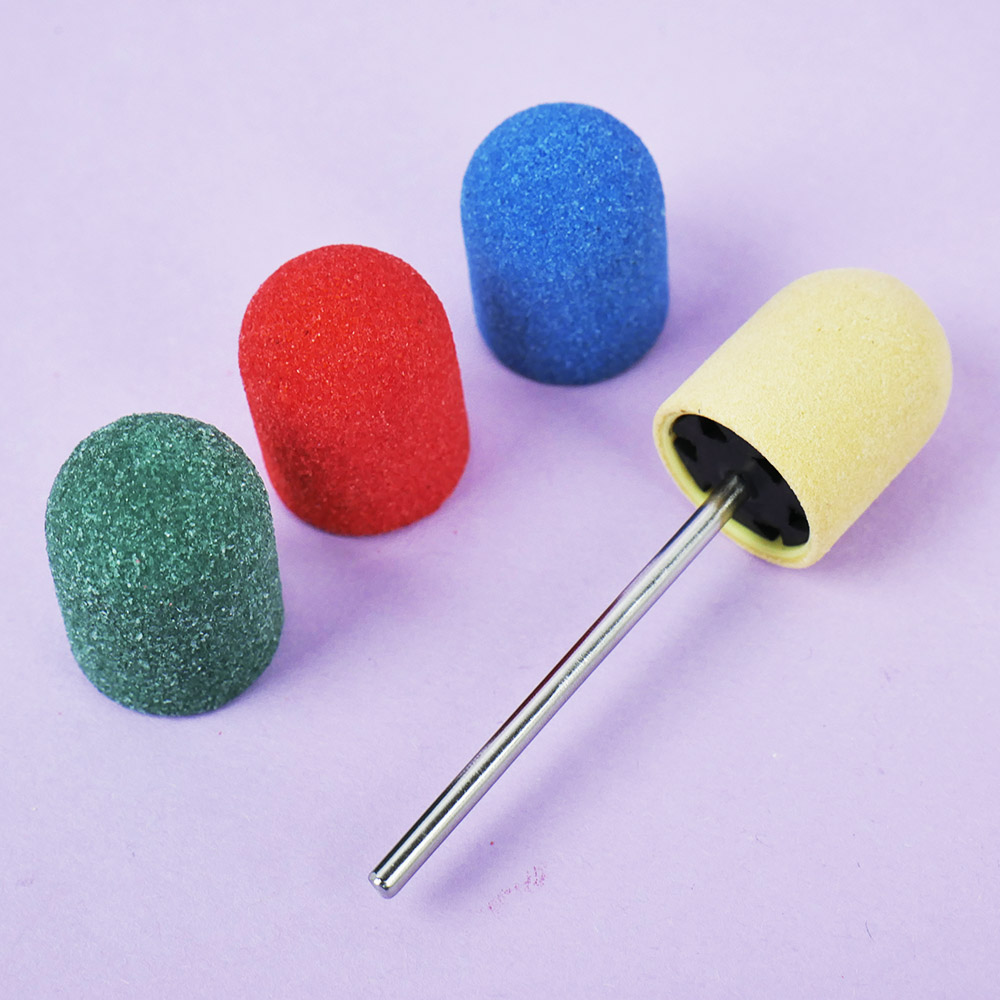 Pedicure cap TUFI profi PREMIUM yellow 240 grit 13 mm (0243475)
