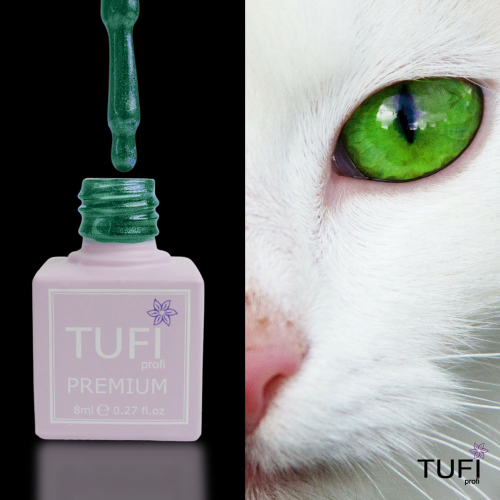 Гель-лак TUFI profi CRYSTAL CAT 05 Изумруд 8 мл (0100512)