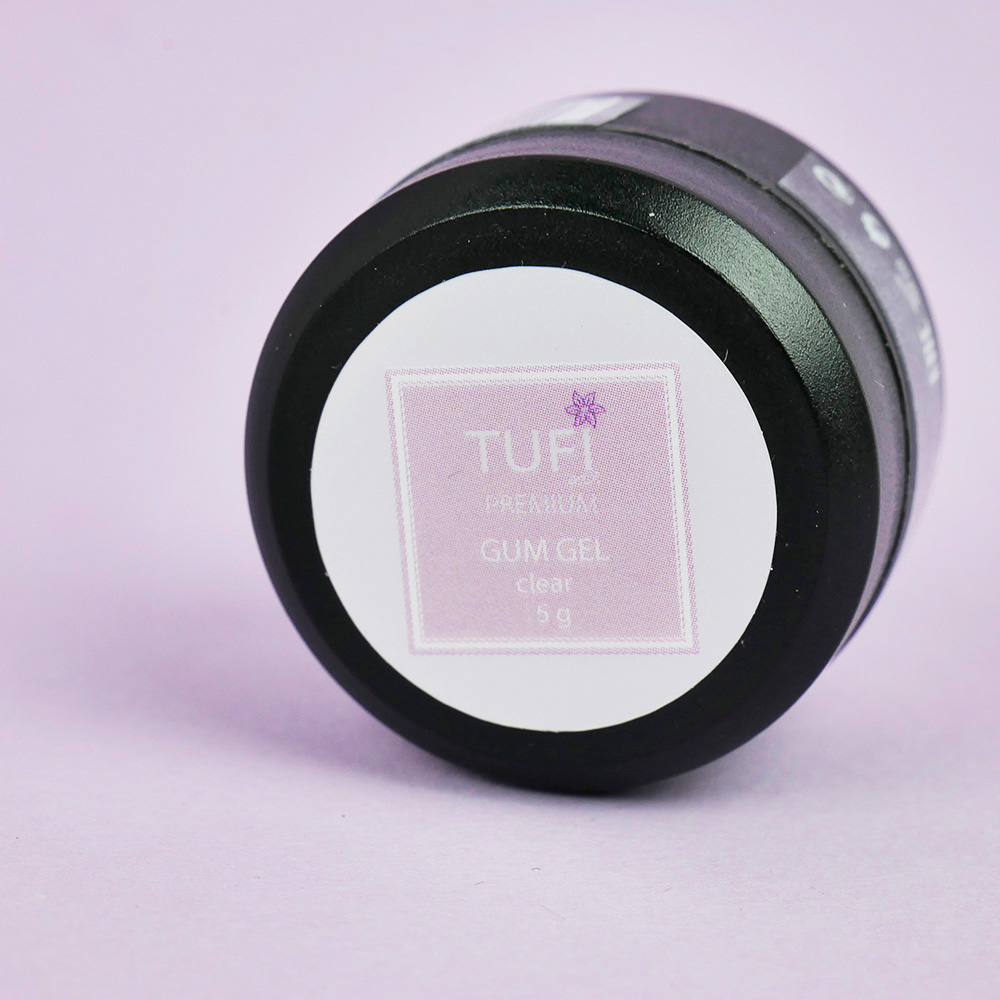 Гель-резинка для типсов TUFI profi Прозрачный 5 г (0288994)
