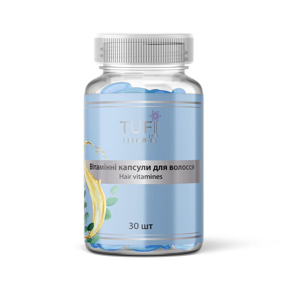 Vitamin capsules TUFI profi PREMIUM for hair nutrition and smoothness 30 pcs (0244118)