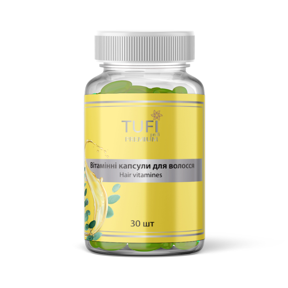 Vitamin capsules TUFI profi PREMIUM for smoothness and protection of hair 30 pcs.