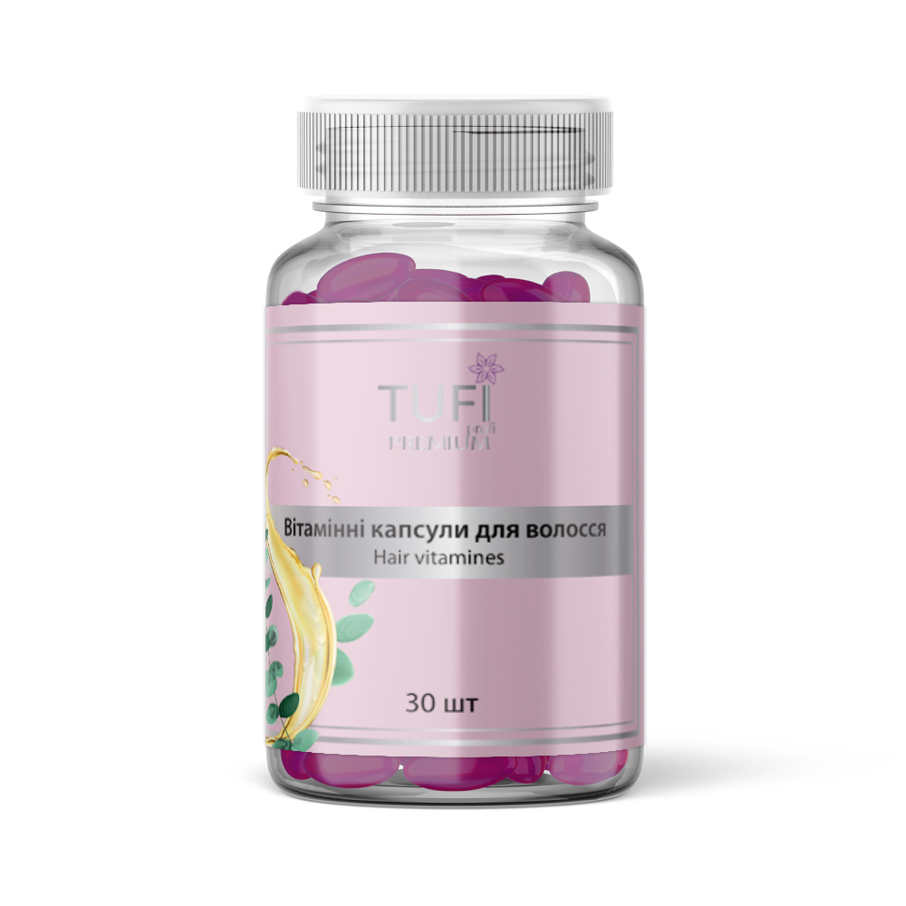 Vitamin capsules TUFI profi PREMIUM for hair nutrition and strength 30 pcs (0244117)