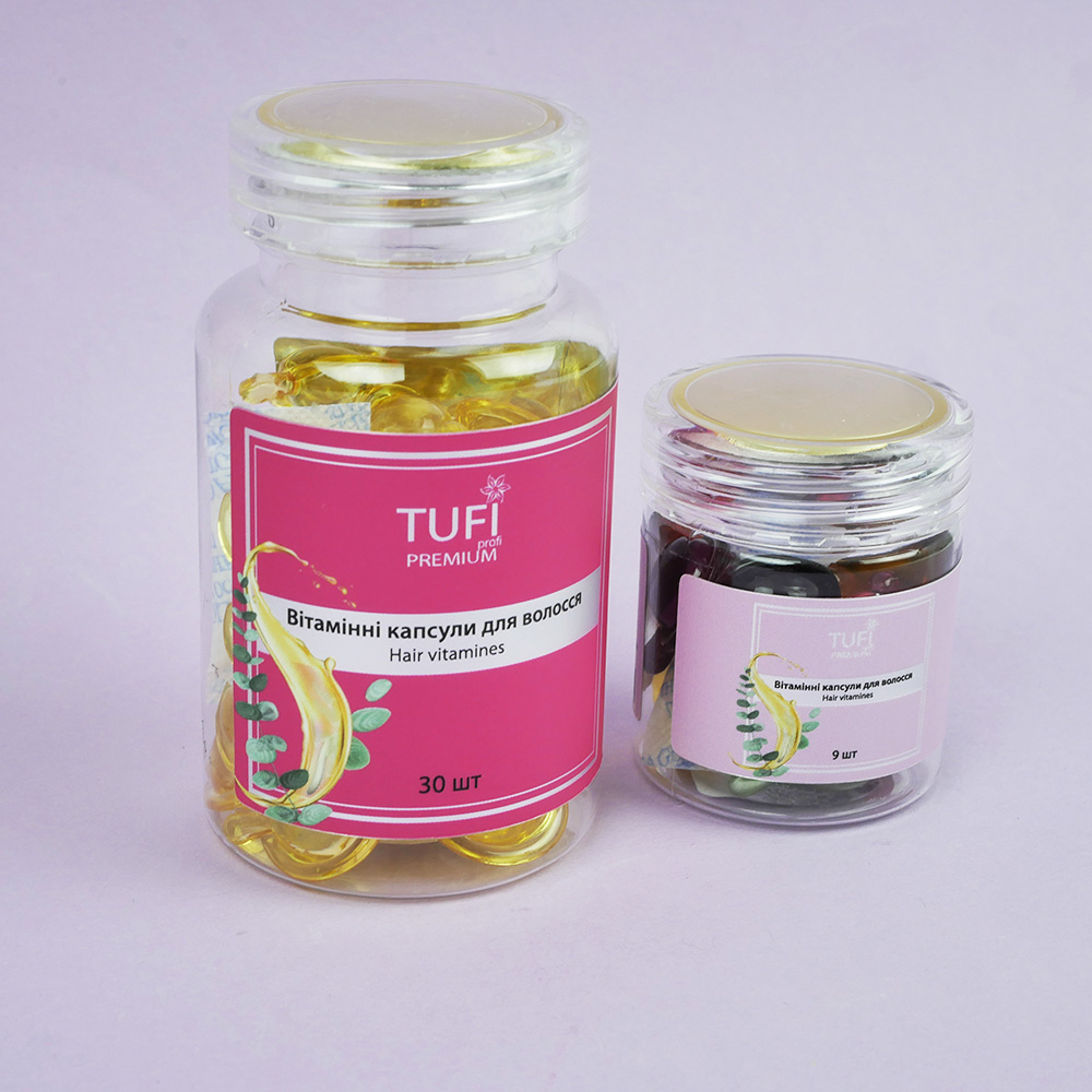 Витаминные капсулы TUFI profi Для Блеска и Гладкости Волос 30 шт (0307307)