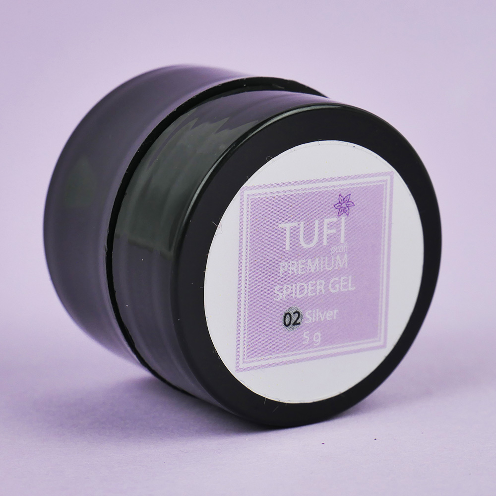 Spiderweb TUFI profi PREMIUM Spider Gel 002 silver 5 g (0104332)