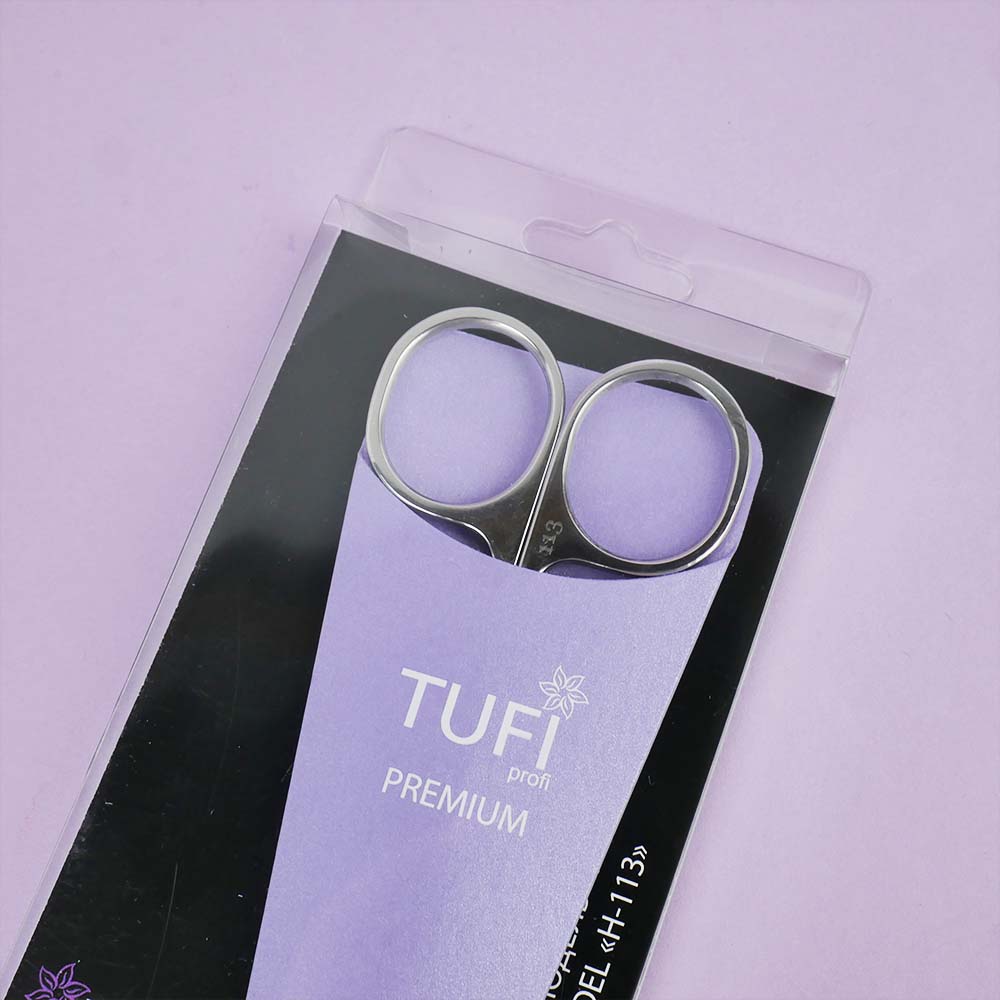 Ножницы для кутикулы TUFI profi Из Высококачественной Нержавеющей Стали Н-113 серебряные 25 мм (0174648)