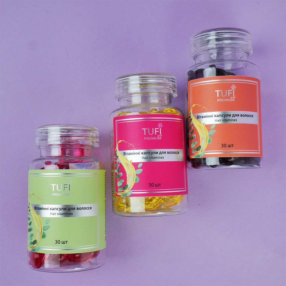 Vitamin capsules TUFI profi PREMIUM for hair nutrition and strength 30 pcs (0244117)