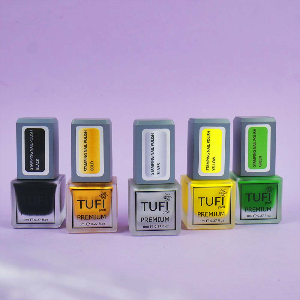Лак для стемпінгу TUFI profi Чорний 8 мл (0295883)