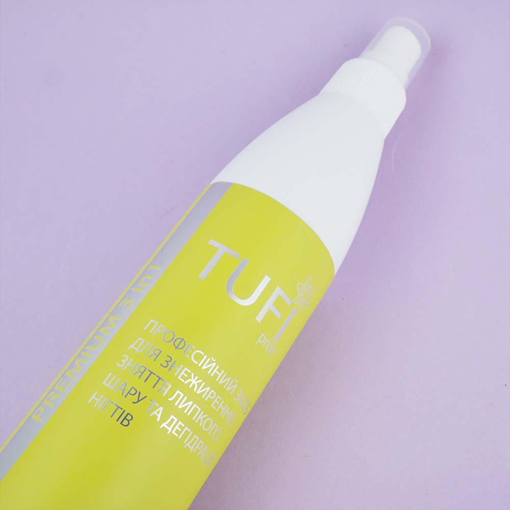 Жидкость для обезжиривания, снятия липкого слоя и дегидрации TUFI profi PREMIUM 3 in1 Prep and Finish 250 мл (0133019)