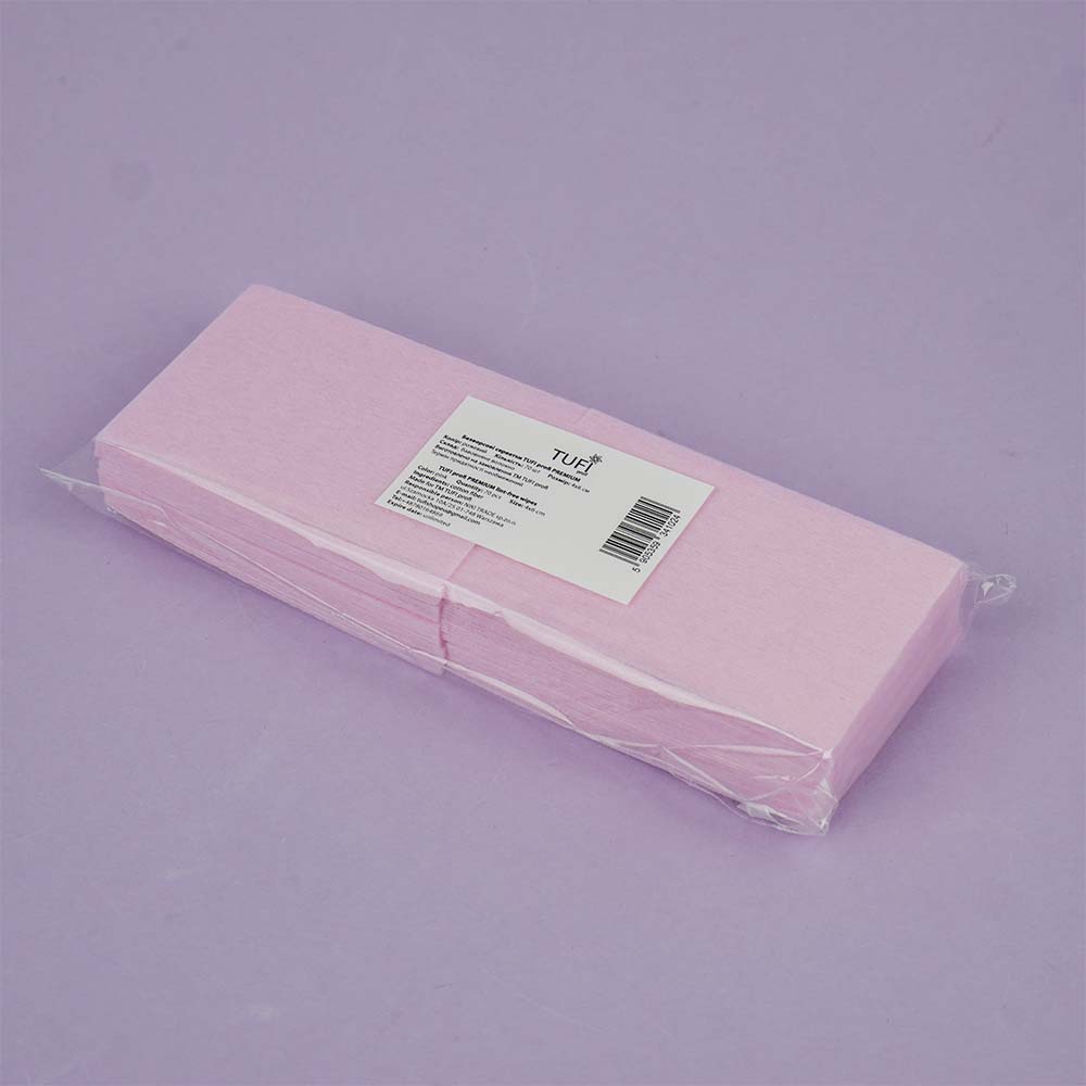 Безворсовые салфетки TUFI profi Розовые 4x6 см 70 шт (0104167)