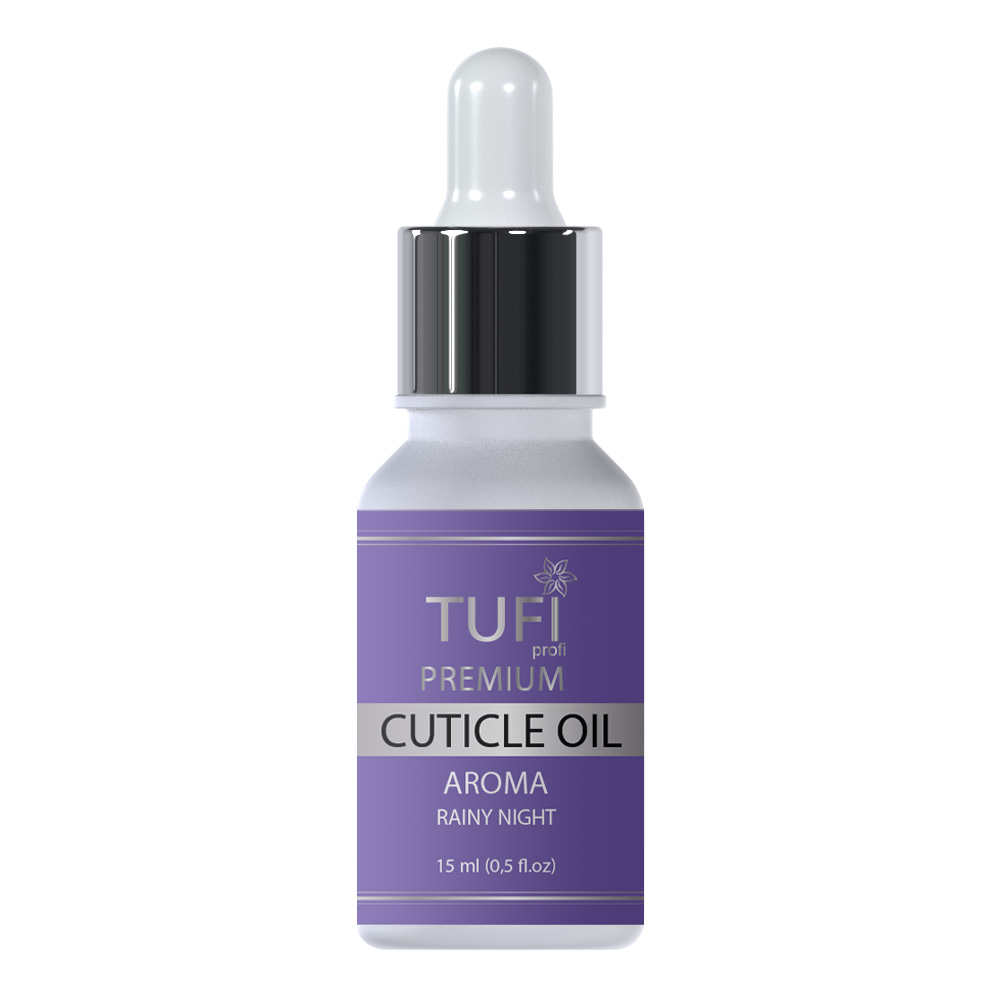 Cuticle oil  TUFI profi  PREMIUM  AROMA Rainy night 15 ml (104062)