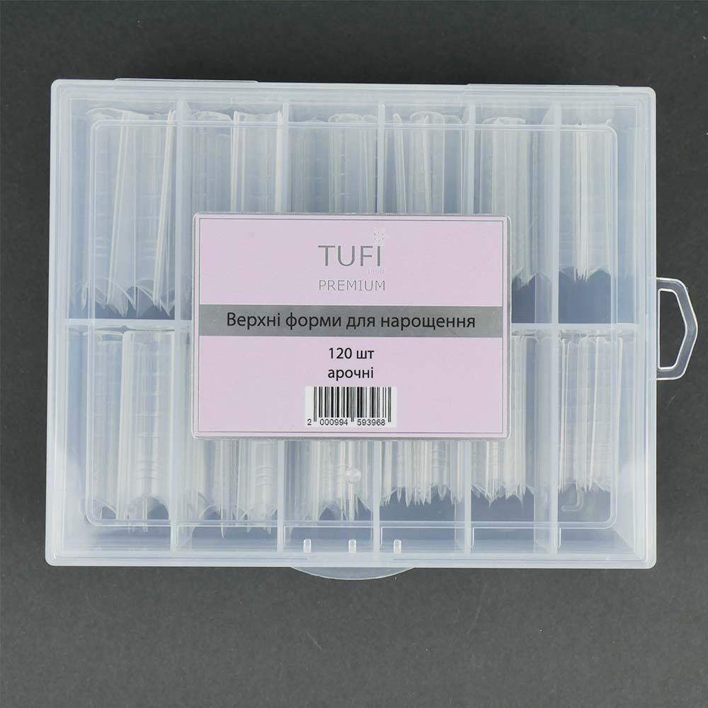 Верхние формы для наращивания TUFI profi Арочные 120 шт (0195434)