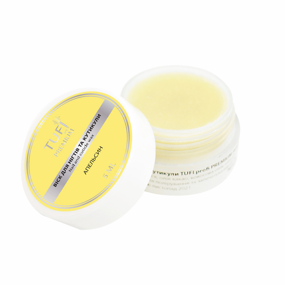 Nail and cuticle wax TUFI profi PREMIUM orange 5 ml (0313641)