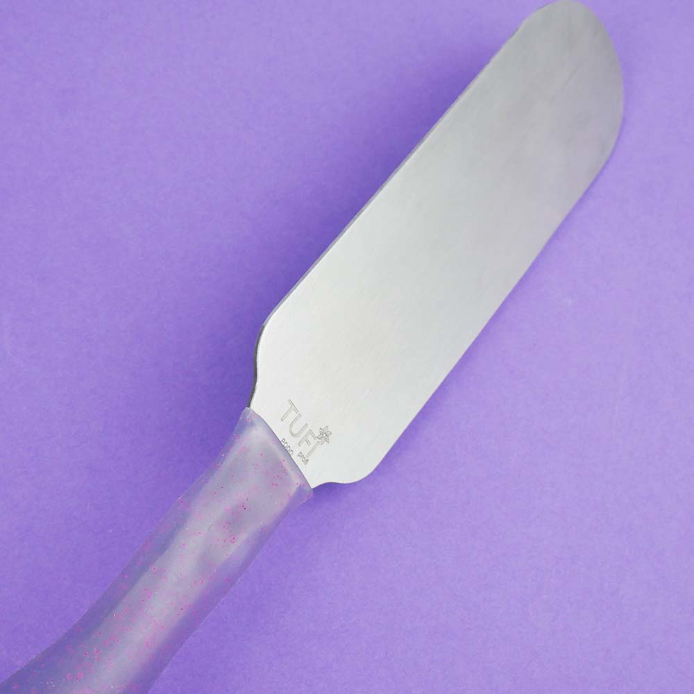 PODO TUFI profi PREMIUM metallic pedicure base file with silicone handle with changeable files 80/180 grit (0300685)