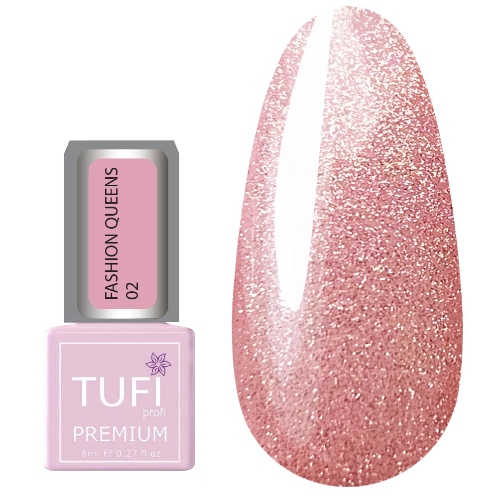 Гель-лак TUFI profi FASHION QUEENS 02 Розовое великолепие 8 мл (0318243)