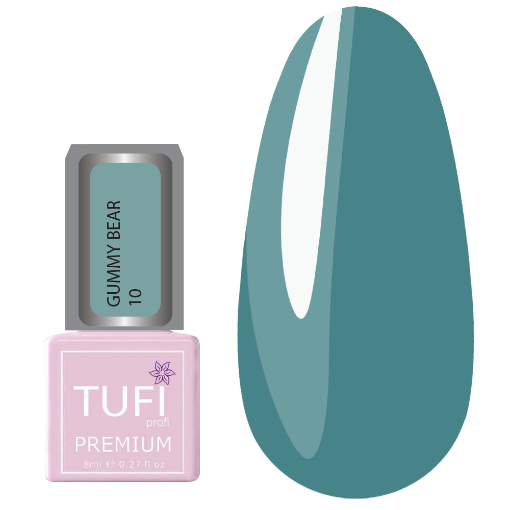 Gel polish TUFI profi PREMIUM Gummy Bear 10 Mint Lime 8 ml (0318261)