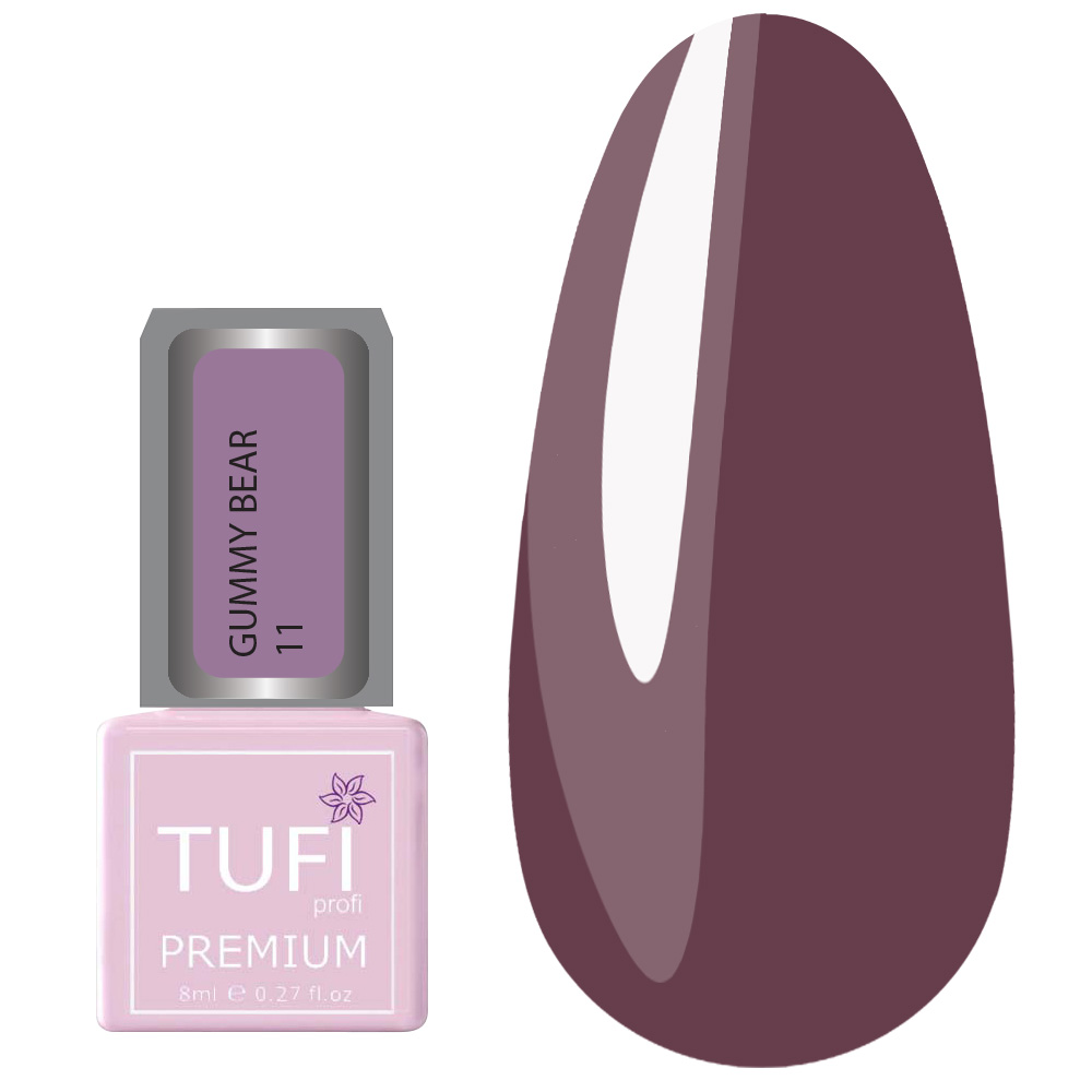 Gel polish TUFI profi PREMIUM Gummy Bear 11 Grape Jelly 8 ml (0318262)