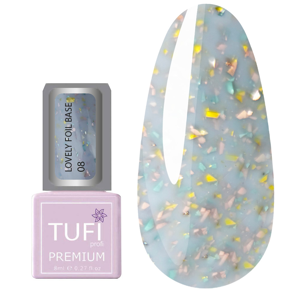 База TUFI profi LOVELY FOIL BASE 08 Голубой Туман 8 мл (0196364)