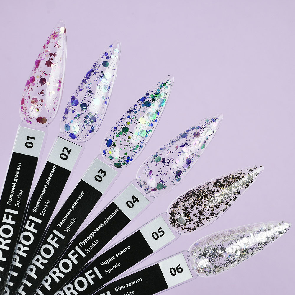 Гель-лак TUFI profi SPARKLE 04 Пурпурный бриллиант 5 мл (0243531)