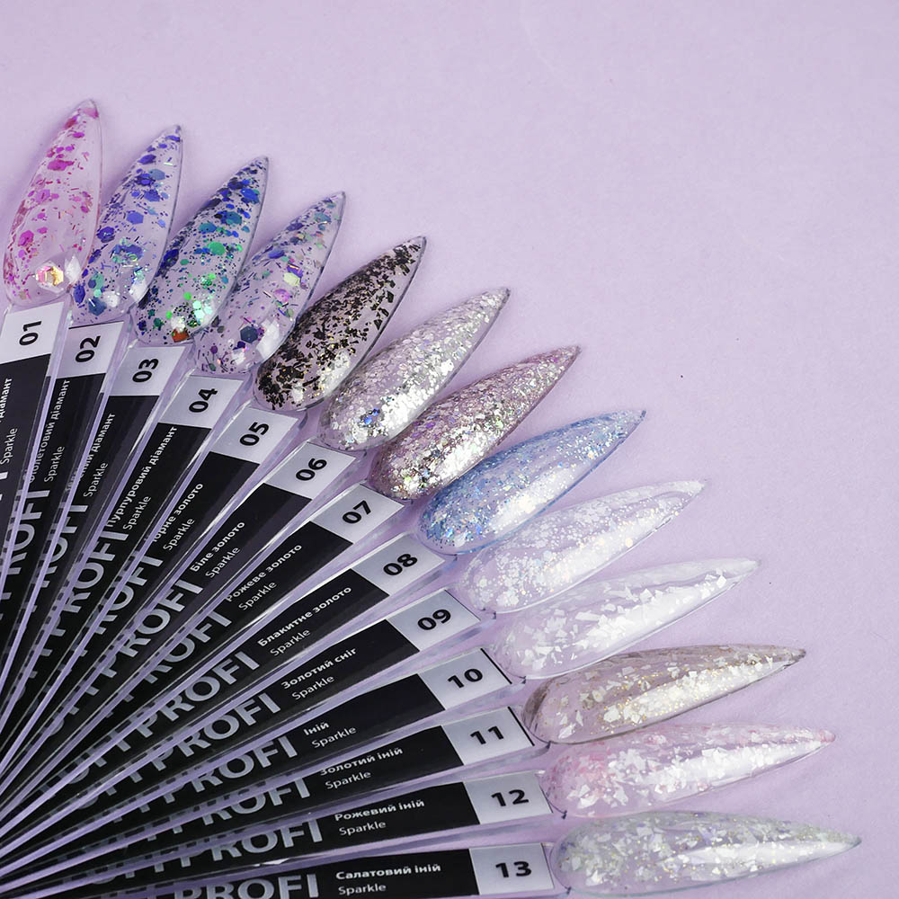 Гель-лак TUFI profi SPARKLE 12 Розовый мороз 5 мл (0243541)