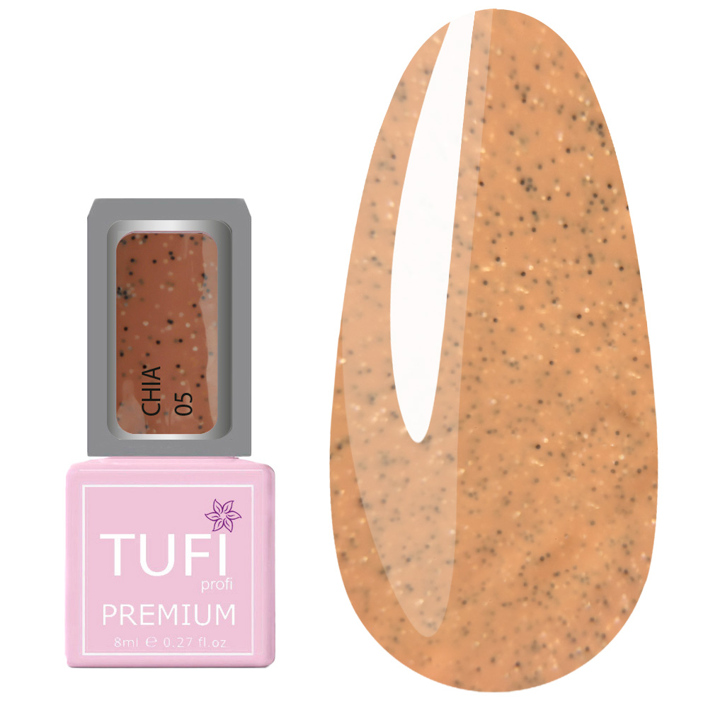 Гель-лак TUFI profi CHIA 05 Молочний шоколад 8 мл (0295688)