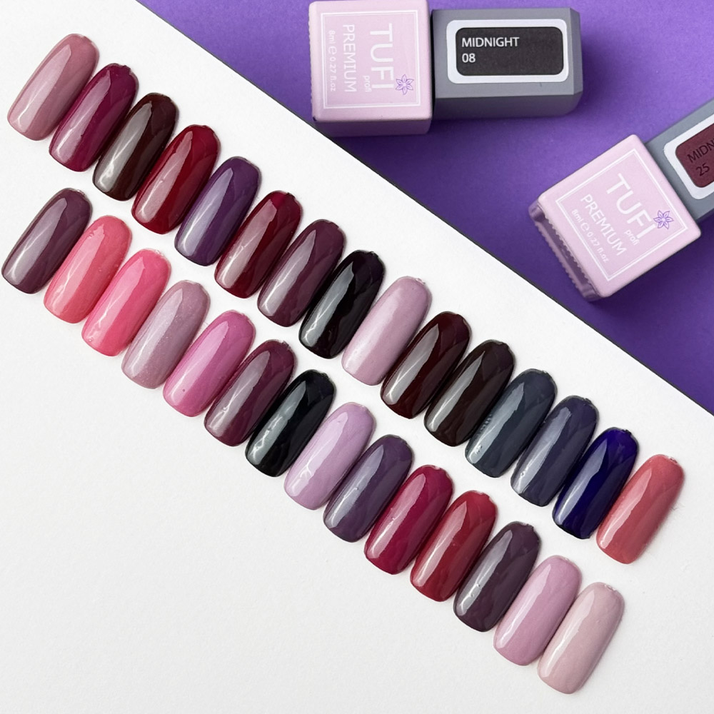 Gel polish TUFI profi PREMIUM Midnight 15 Spring crocus 8 ml (0102633)