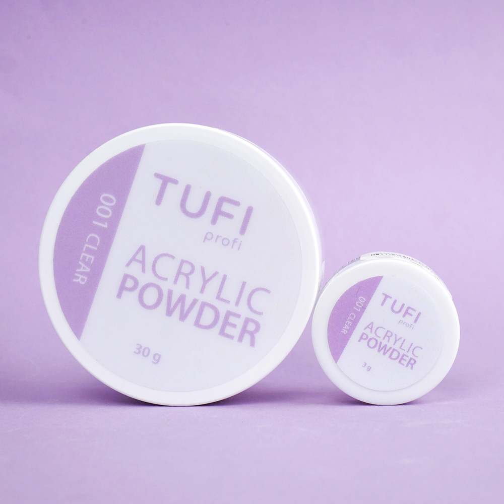 Акрилова пудра TUFI profi 001 Прозора 3 г (0099058)