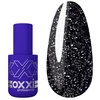 Гель-лак OXXI Disco №2 черный с серебристыми блестками светоотражающий 10 мл (000002119) - Фото №1