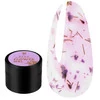 Гель сухоцвет Saga Flower Fairy Gel №01 прозрачный с фиолетовыми цветами (2000994244624) - Фото №1